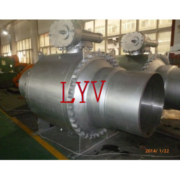 48 Inch Trunnion Flanged Stainless Steel Ball Valve